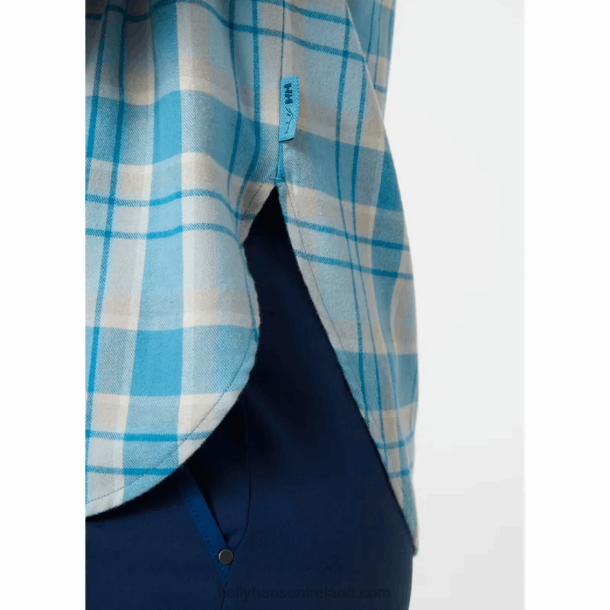 SKAGEN BLUE 8V222F2027 Helly-Hansen WOMEN'S LOKKA ORGANIC FLANNEL LONGSLEEVE SHIRT