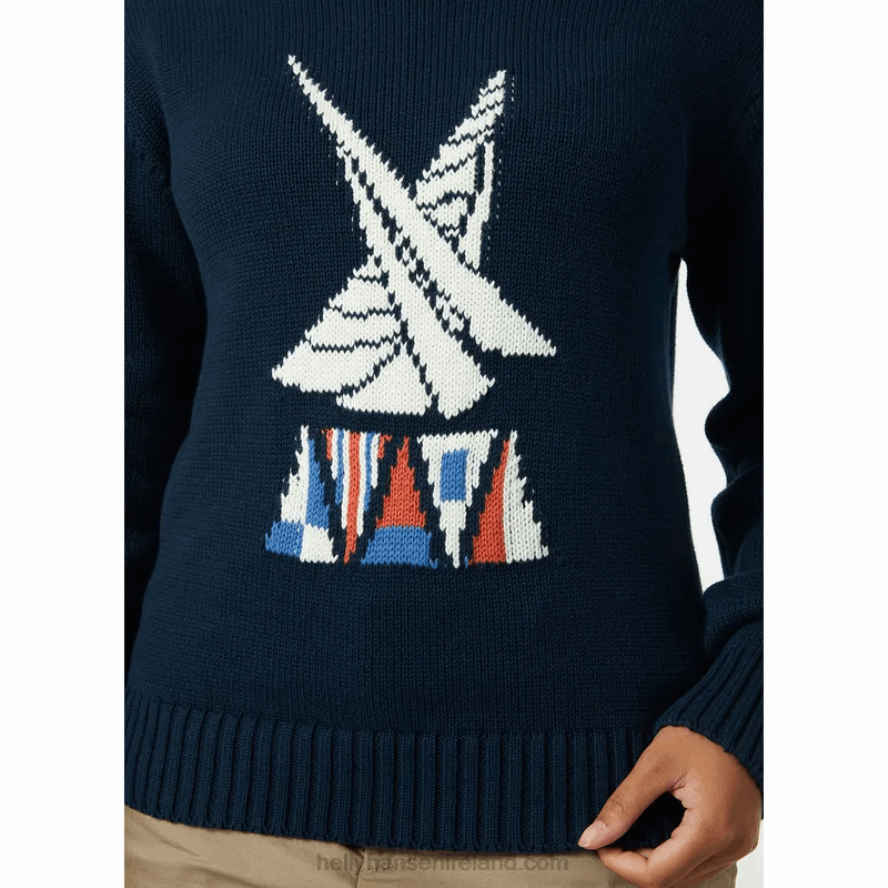 AMETHYST/NAVY 8V222F2801 Helly-Hansen WOMEN'S NEWPORT SWEATER