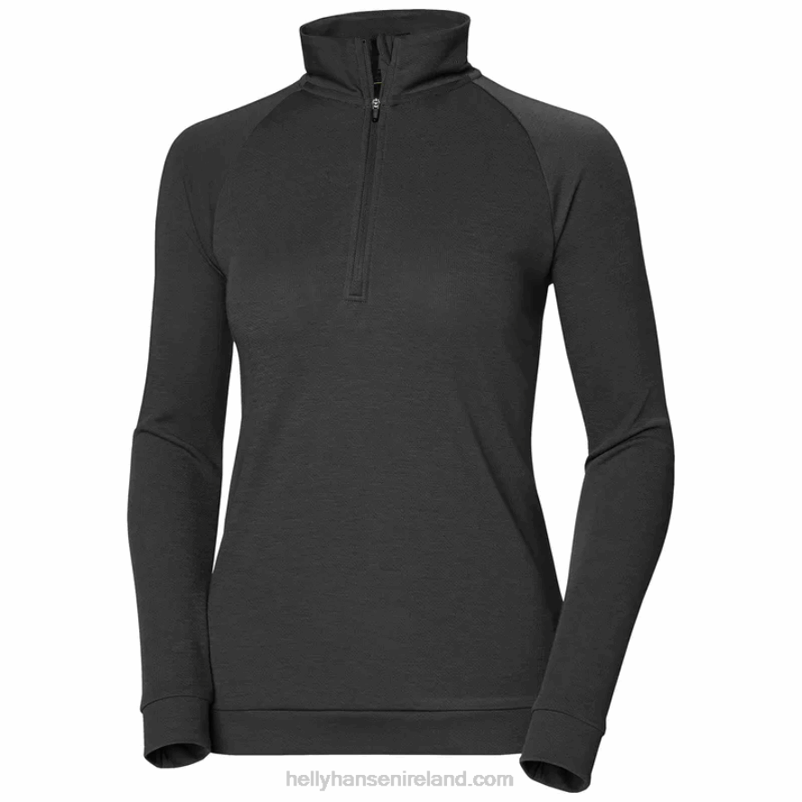 AZURITE 8V222F1928 Helly-Hansen WOMEN'S INSHORE HALF-ZIP PULLOVER
