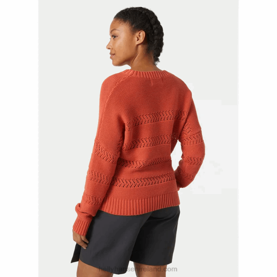 BLACK 8V222F1914 Helly-Hansen WOMEN'S PIER POINTELLE SWEATER