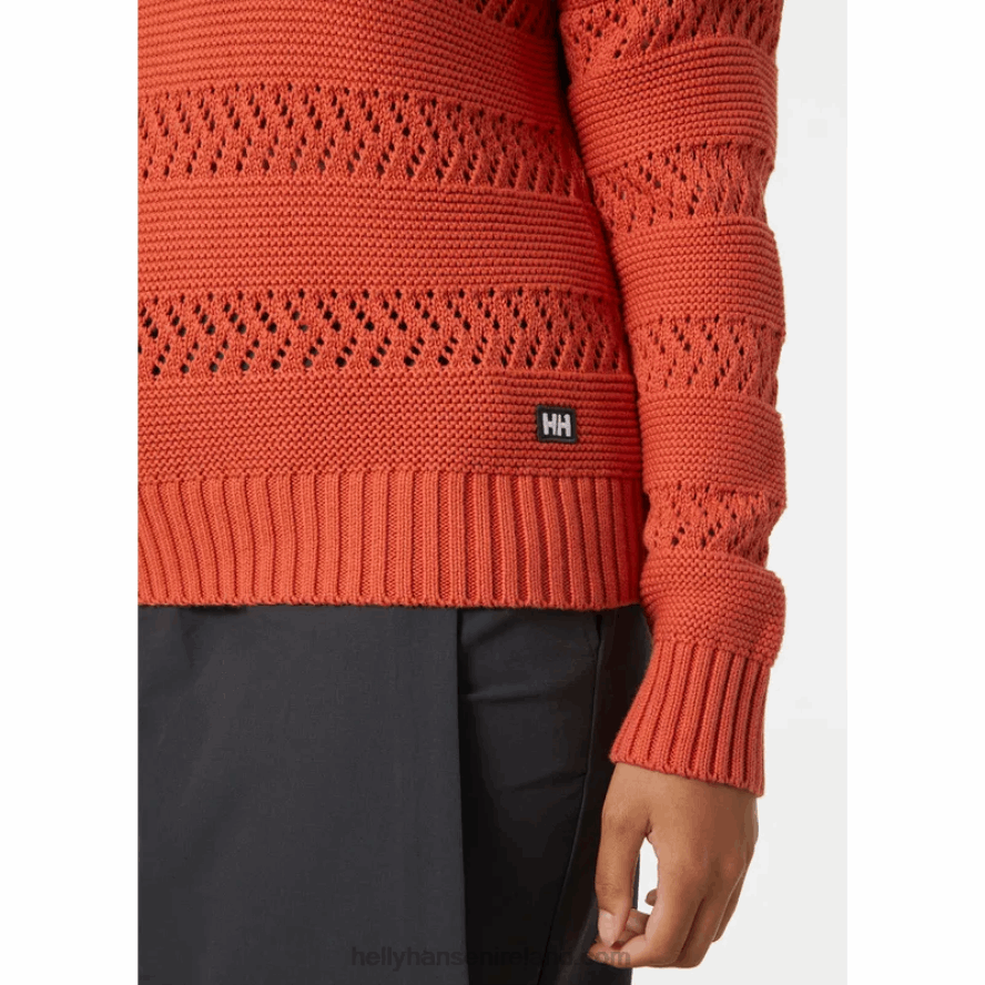 BLACK 8V222F1914 Helly-Hansen WOMEN'S PIER POINTELLE SWEATER