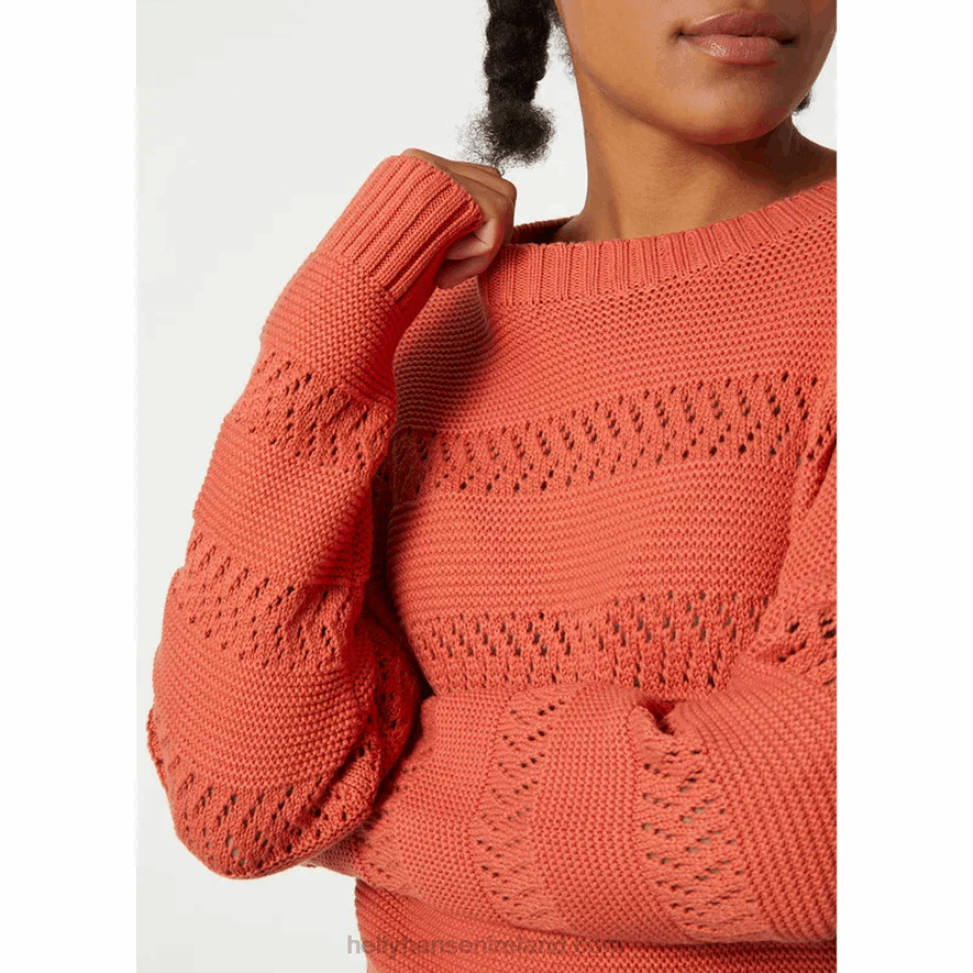 BLACK 8V222F1914 Helly-Hansen WOMEN'S PIER POINTELLE SWEATER