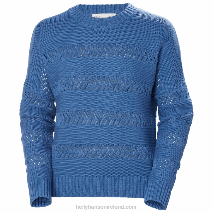 TERRACOTTA 8V222F1915 Helly-Hansen WOMEN'S PIER POINTELLE SWEATER