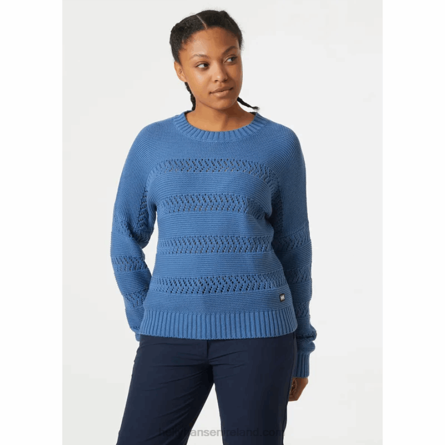 TERRACOTTA 8V222F1915 Helly-Hansen WOMEN'S PIER POINTELLE SWEATER