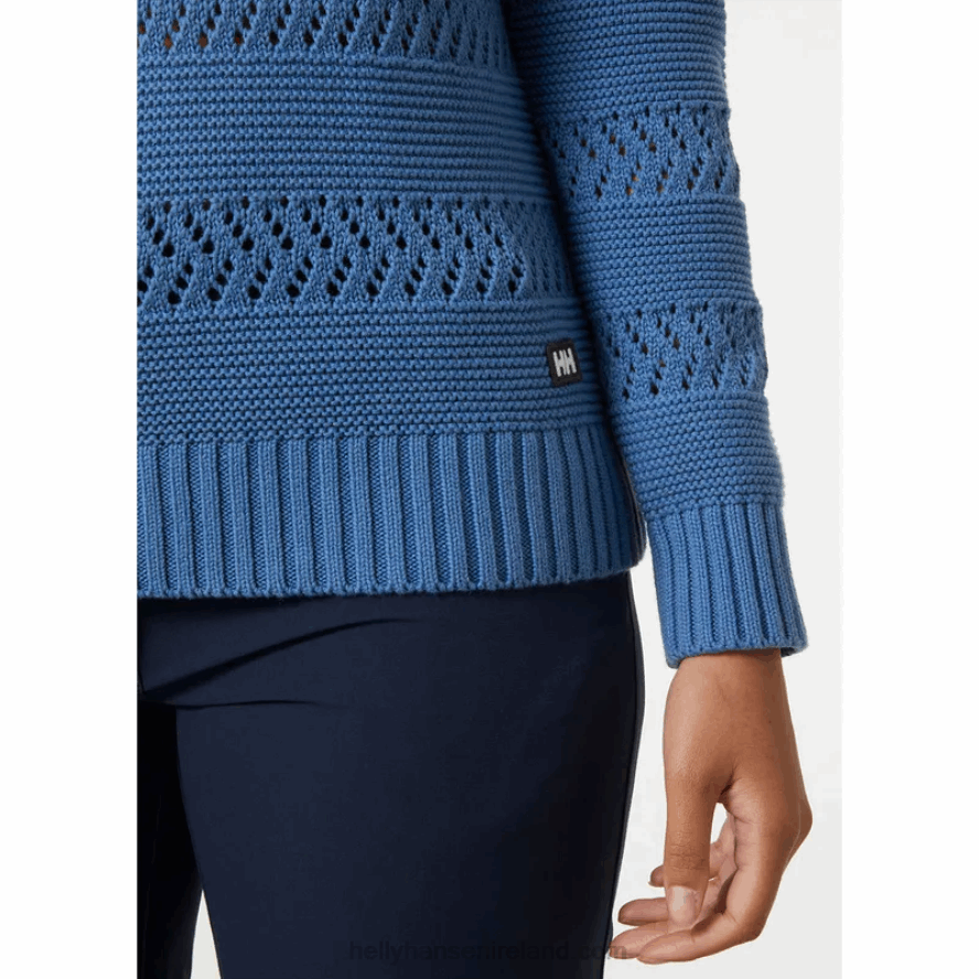 TERRACOTTA 8V222F1915 Helly-Hansen WOMEN'S PIER POINTELLE SWEATER