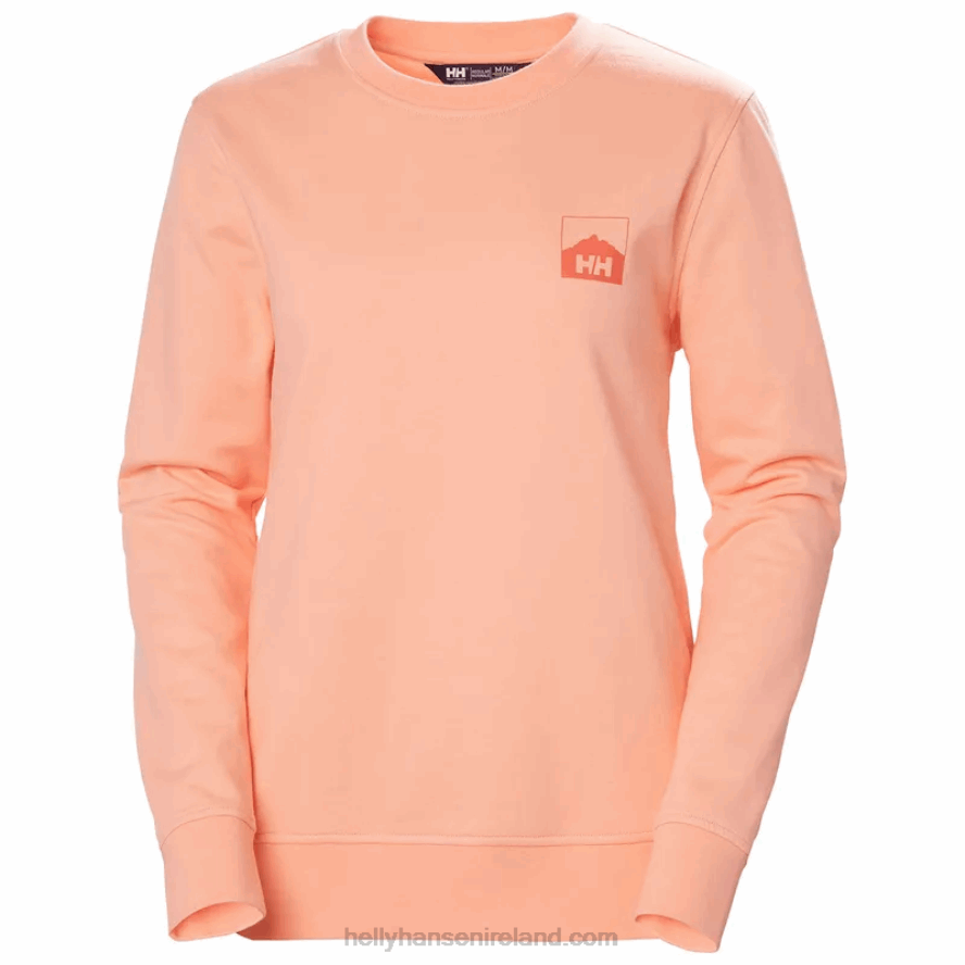 FADED YELLO 8V222F1884 Helly-Hansen WOMEN'S NORD GRAPHIC SWEATSHIRT