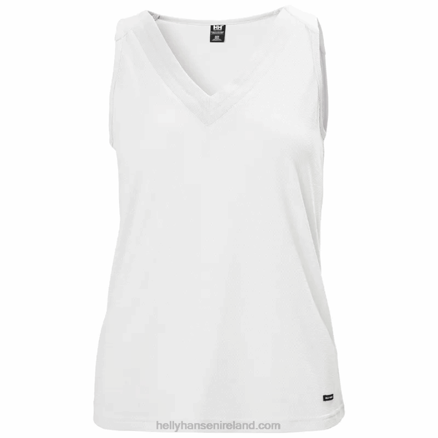 GREY MELANG 8V222F1991 Helly-Hansen WOMEN'S SIRENQUICK-DRY SINGLET