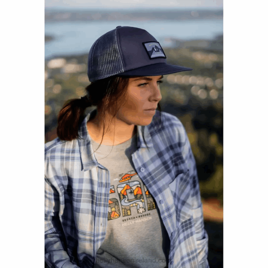 GREY MEL SQ 8V222F1940 Helly-Hansen WOMEN'S F2F ORGANIC COTTON T-SHIRT