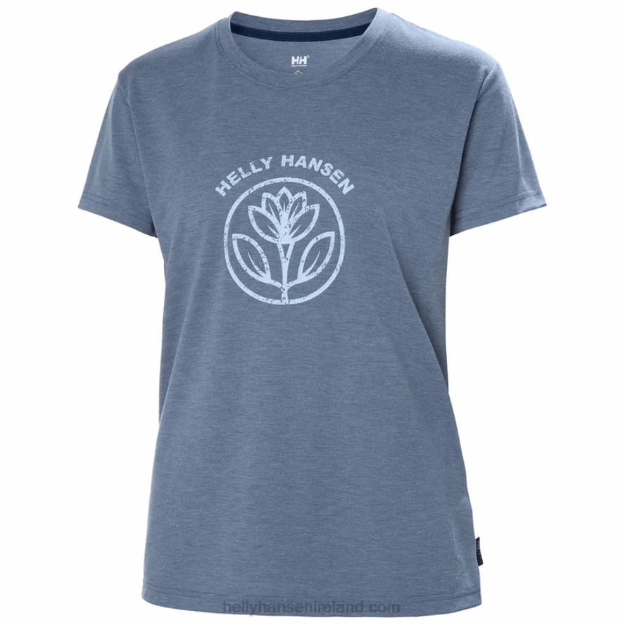MINT 8V222F1959 Helly-Hansen WOMENS SKOG RECYCLED GRAPHIC T-SHIRT