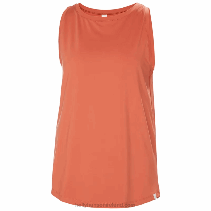 NAVY 8V222F1997 Helly-Hansen WOMEN'S TECH SPLIT BACK TANK TOP