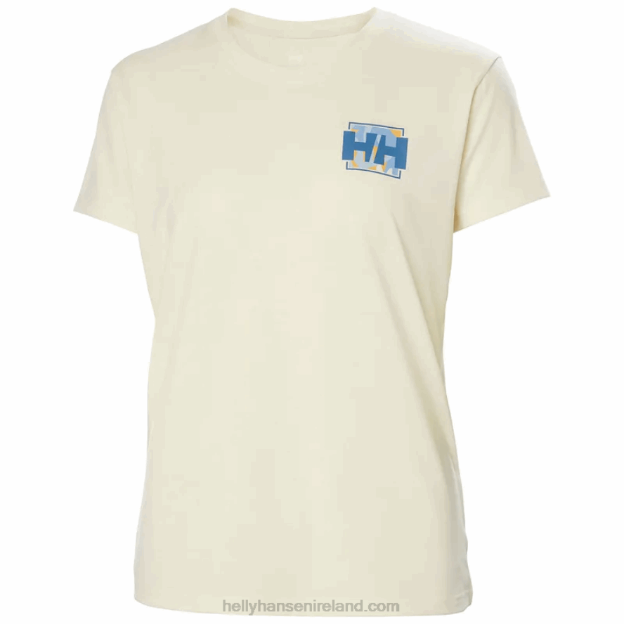OCEAN MELAN 8V222F1960 Helly-Hansen WOMENS SKOG RECYCLED GRAPHIC T-SHIRT