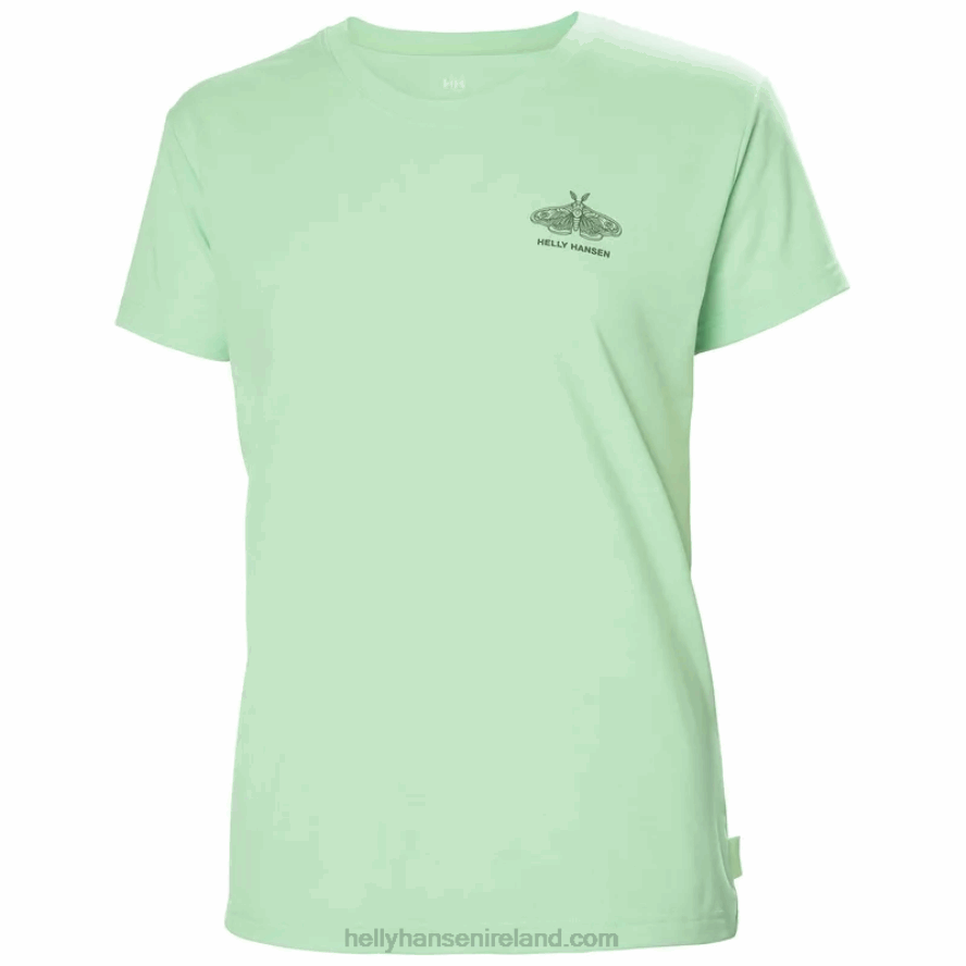 TERRACOTTA 8V222F1958 Helly-Hansen WOMENS SKOG RECYCLED GRAPHIC T-SHIRT