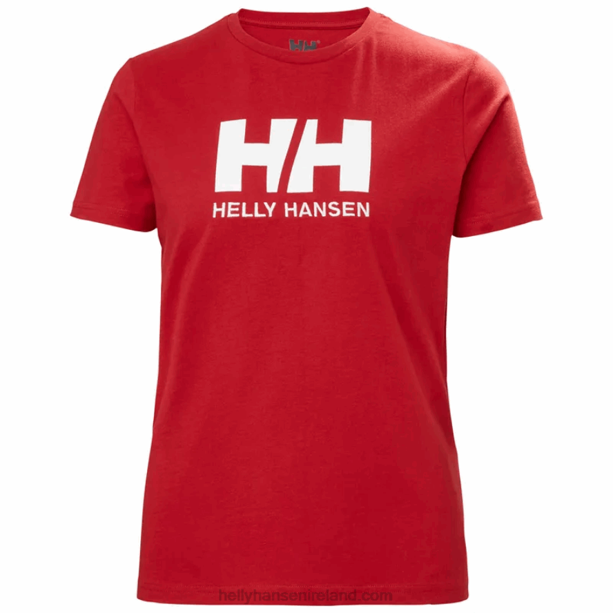 WHITE 8V222F1948 Helly-Hansen WOMEN'S HH LOGO T-SHIRT