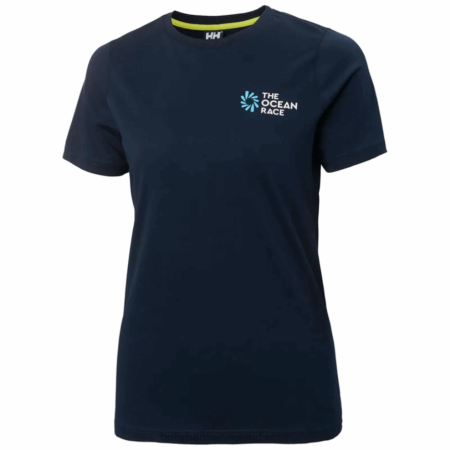 WHITE III 8V222F1982 Helly-Hansen WOMEN'S OCEAN RACE T-SHIRT